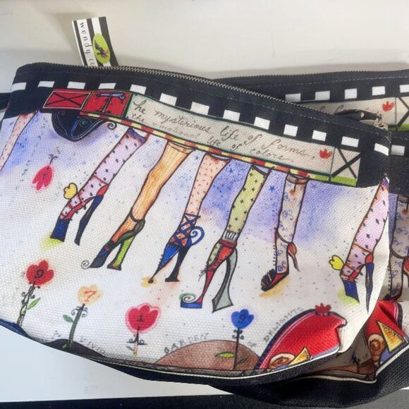 Shoe clothesline makeup/travel/accessories bag - Picture 4 of 5